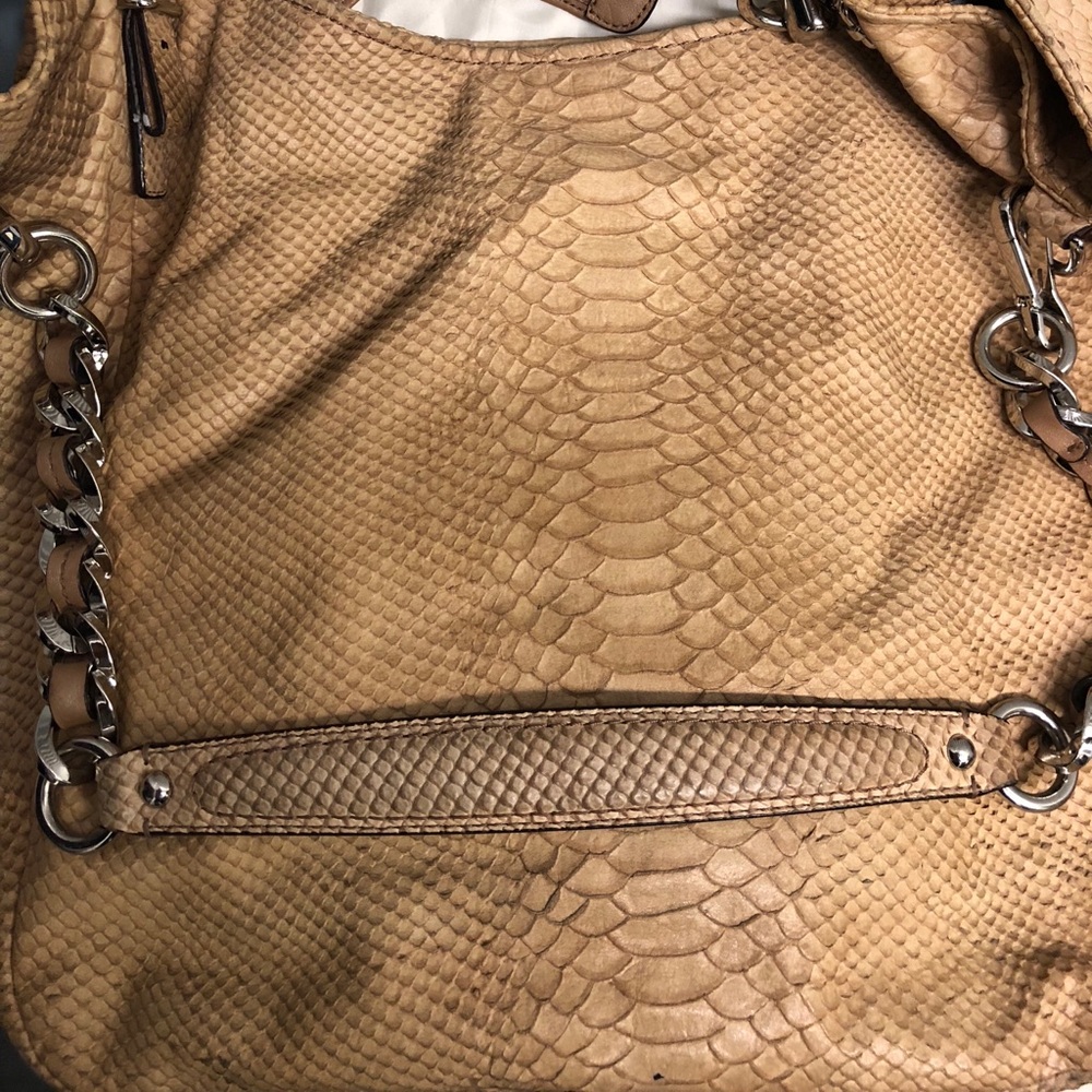 Vintage Leather Python Embossed Coach Purse/Wallet - image 2